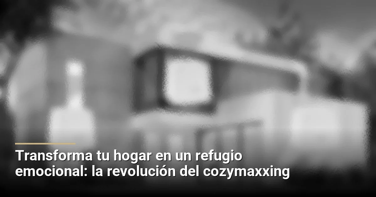 Transforma tu hogar en un refugio emocional: la revolución del cozymaxxing