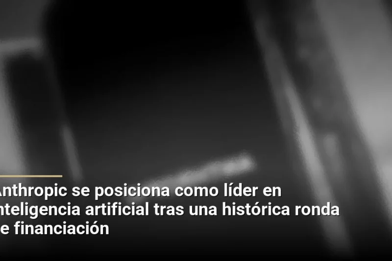 Anthropic se posiciona como líder en inteligencia artificial tras una histórica ronda de financiación