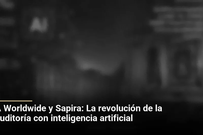 A Worldwide y Sapira: La revolución de la auditoría con inteligencia artificial