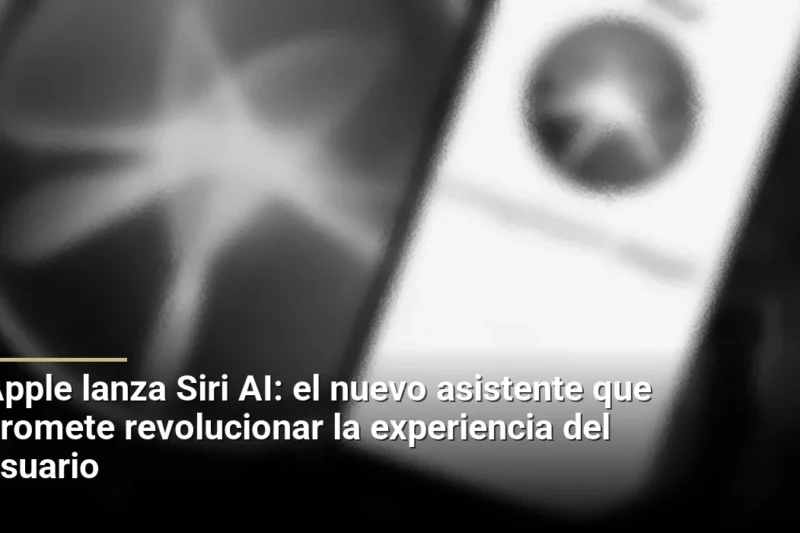 Apple lanza Siri AI: el nuevo asistente que promete revolucionar la experiencia del usuario