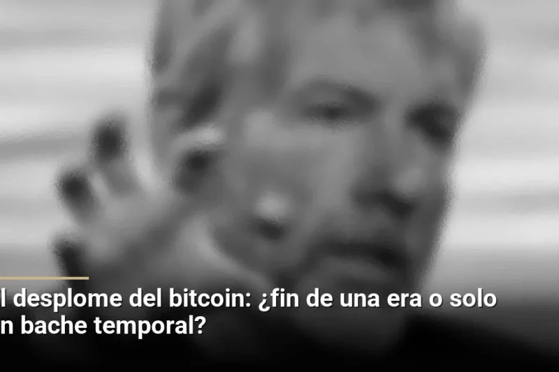 El desplome del bitcoin: ¿fin de una era o solo un bache temporal?