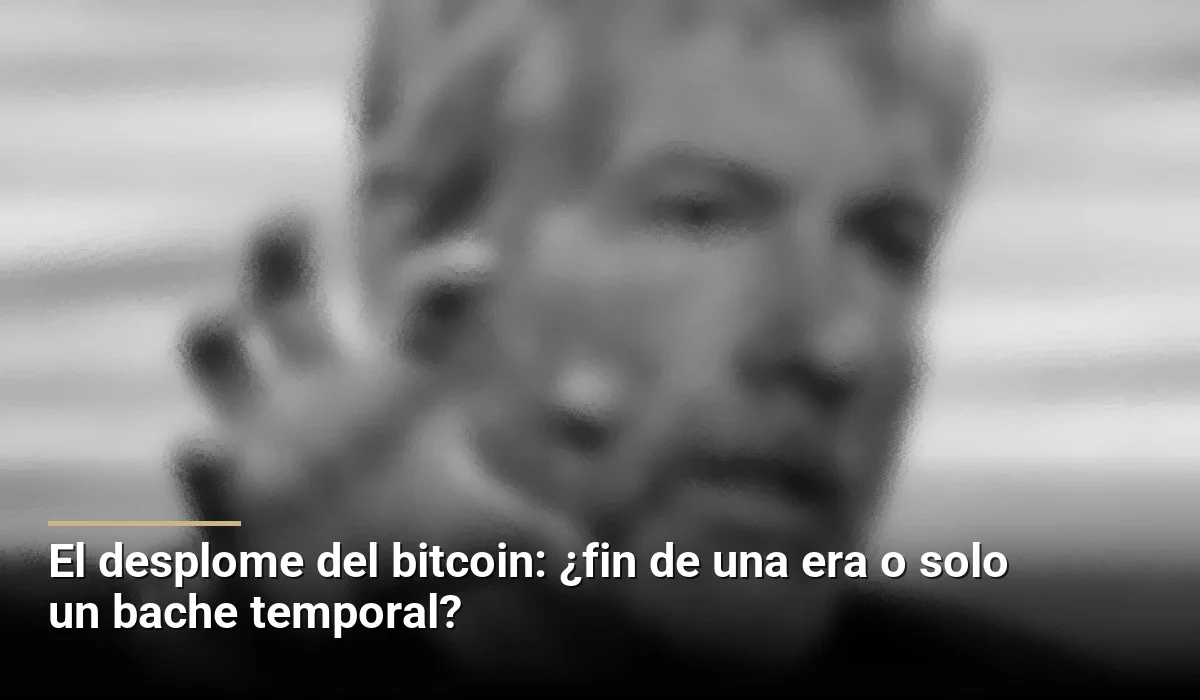 El desplome del bitcoin: ¿fin de una era o solo un bache temporal?