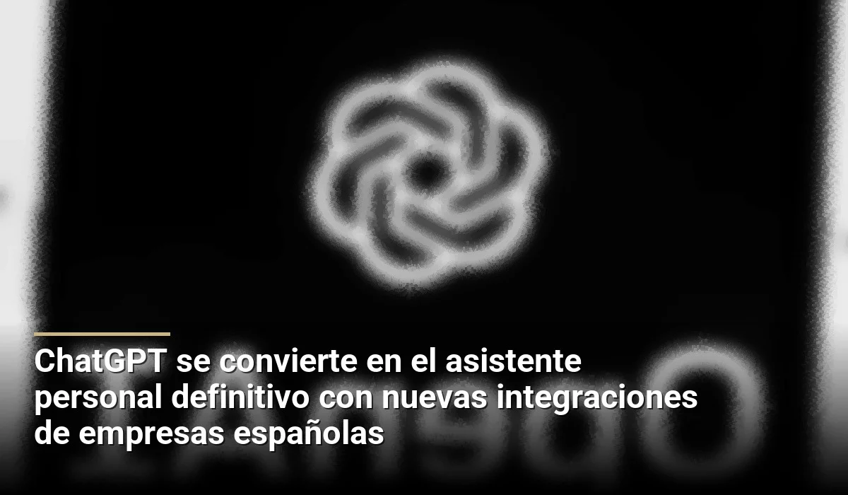 ChatGPT se convierte en el asistente personal definitivo con nuevas integraciones de empresas españolas