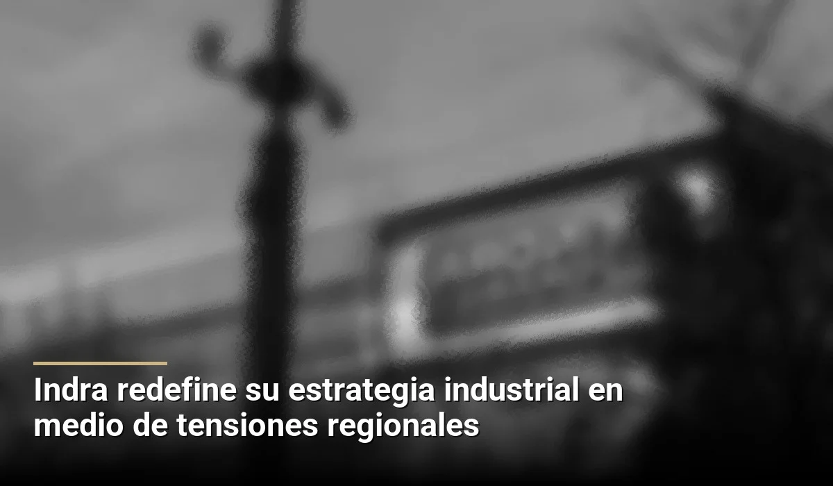 Indra redefine su estrategia industrial en medio de tensiones regionales